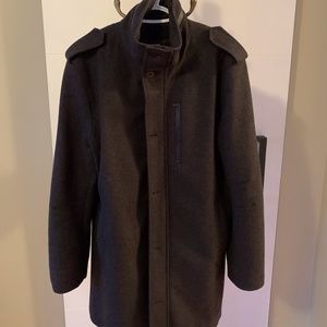 Express Mens Wool Winter Coat